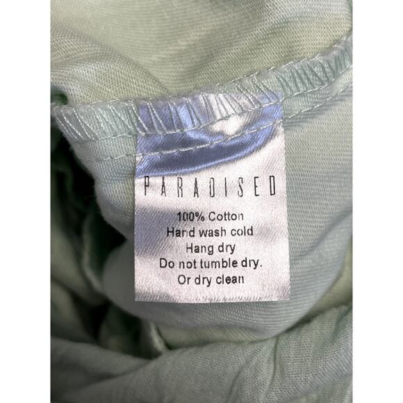 PARADISED Kelsey Track Suit Sporty Zip Jumpsuit Color Block Green Size L $450 - Picture 12 of 13